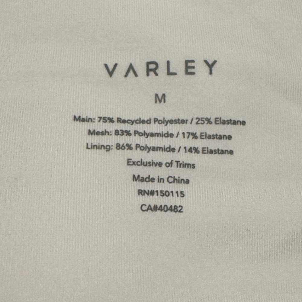 Varley Elegant White Sports Bra - Picture 8 of 9
